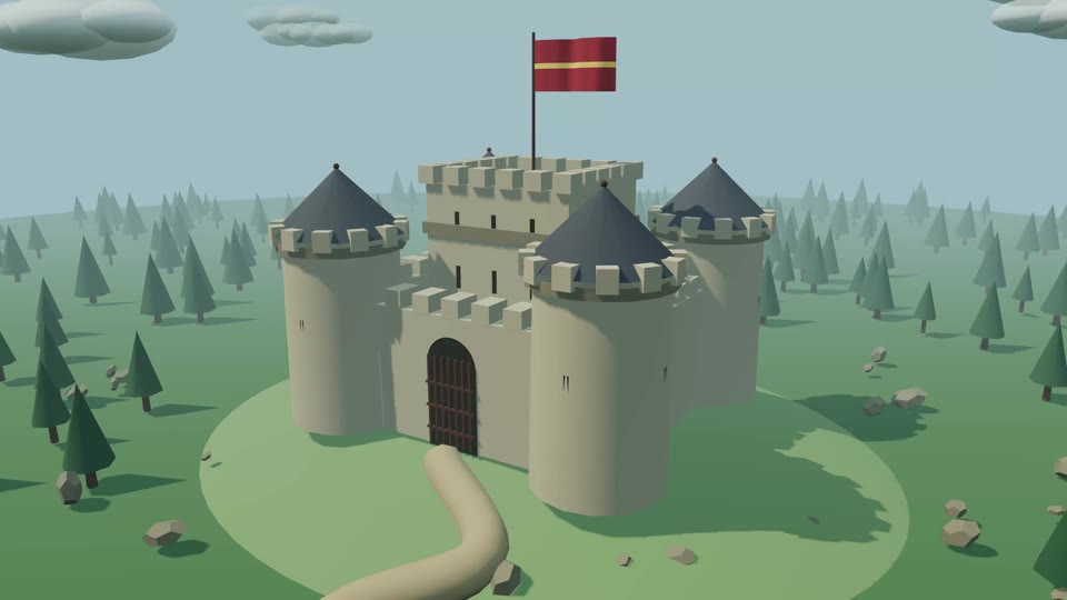 Castle generated by GPT-5.6 Sol high
