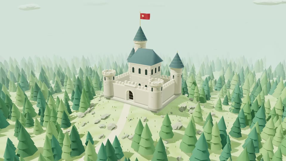 Castle generated by GPT-6 Astra high