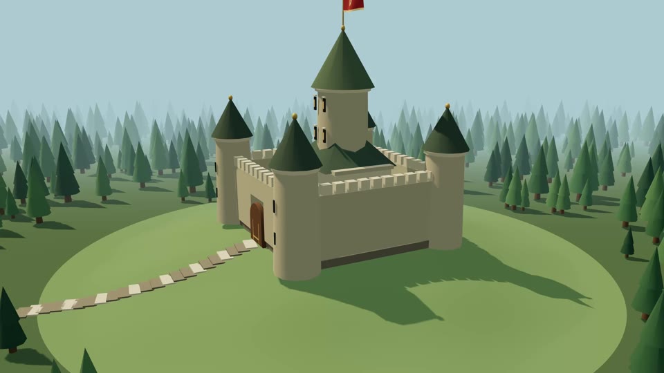Castle generated by GPT-6 Luna high