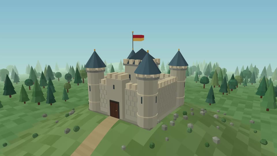 Castle generated by GPT-6 Sol high