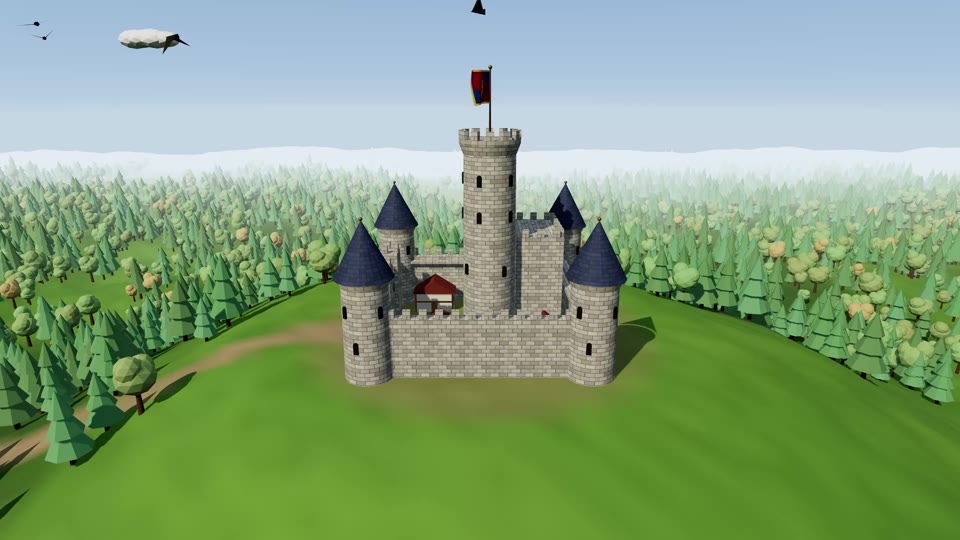 Castle generated by Opus 5.5